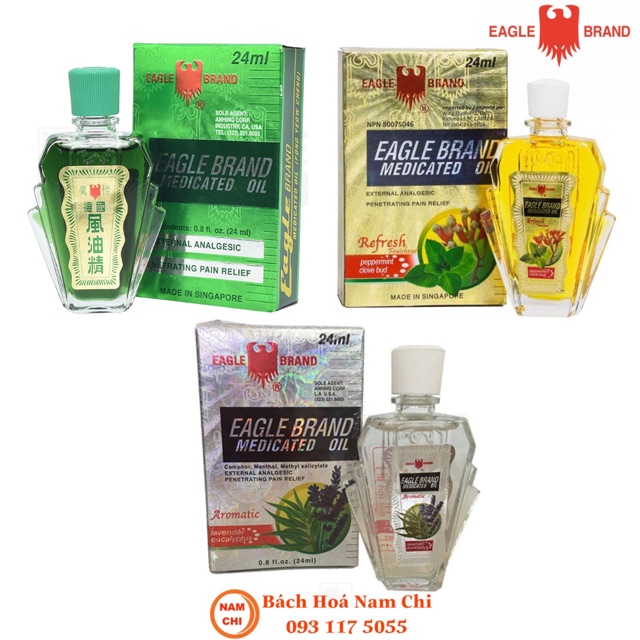 [DATE 2023 - Hàng Nội Địa Mỹ] Dầu Con Ó Mỹ Chai 24ml Đủ 3 Màu Xanh - Trắng - Vàng